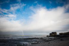 Blackness Castle with Blue Sky and Small Rainbow-Bridge Community Project-Stretched Canvas