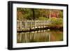 Bridge, Crystal Springs Lake, Rhododendron Garden, Portland, Oregon-Michel Hersen-Framed Photographic Print