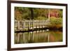 Bridge, Crystal Springs Lake, Rhododendron Garden, Portland, Oregon-Michel Hersen-Framed Photographic Print