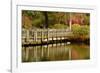 Bridge, Crystal Springs Lake, Rhododendron Garden, Portland, Oregon-Michel Hersen-Framed Photographic Print