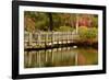 Bridge, Crystal Springs Lake, Rhododendron Garden, Portland, Oregon-Michel Hersen-Framed Photographic Print