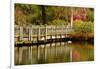 Bridge, Crystal Springs Lake, Rhododendron Garden, Portland, Oregon-Michel Hersen-Framed Photographic Print