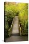 Bridge, Crystal Springs Rhododendron Garden, Portland, Oregon, Usa-Michel Hersen-Stretched Canvas