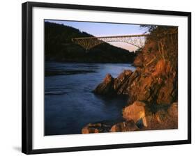 Bridge, Deception Pass State Park, Washington, USA-Charles Gurche-Framed Photographic Print