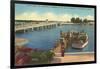 Bridge, Dock, St. Petersburg, Florida-null-Framed Art Print