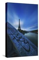 Bridge, Eiffel, Paris, France-Sebastien Lory-Stretched Canvas