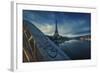 Bridge, Eiffel, Paris, France-Sebastien Lory-Framed Photographic Print