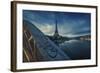 Bridge, Eiffel, Paris, France-Sebastien Lory-Framed Photographic Print