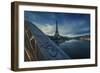 Bridge, Eiffel, Paris, France-Sebastien Lory-Framed Photographic Print