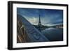 Bridge, Eiffel, Paris, France-Sebastien Lory-Framed Photographic Print