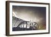 Bridge, Eiffel, Paris, France-Sebastien Lory-Framed Photographic Print