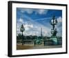 Bridge Eiffel Tower, Paris-null-Framed Art Print