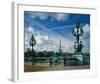 Bridge Eiffel Tower, Paris-null-Framed Art Print