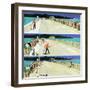 "Bridge Fishing", August 8, 1959-Thornton Utz-Framed Giclee Print