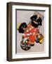 "Bridge Game" or "Playing Cards", May 15,1948-Norman Rockwell-Framed Giclee Print