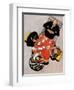 "Bridge Game" or "Playing Cards", May 15,1948-Norman Rockwell-Framed Giclee Print