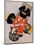 "Bridge Game" or "Playing Cards", May 15,1948-Norman Rockwell-Mounted Giclee Print