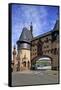 Bridge Gate in Traben-Trabach, Moselle Valley, Rhineland-Palatinate, Germany, Europe-Hans-Peter Merten-Framed Stretched Canvas