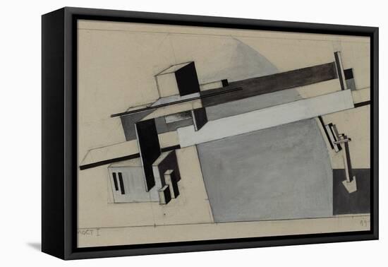 Bridge I-El Lissitzky-Framed Stretched Canvas