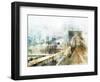 Bridge Impression-Ken Roko-Framed Art Print