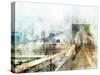 Bridge Impression-Ken Roko-Stretched Canvas