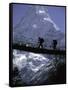 Bridge in Ama Dablam, Nepal-Michael Brown-Framed Stretched Canvas