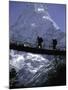 Bridge in Ama Dablam, Nepal-Michael Brown-Mounted Premium Photographic Print