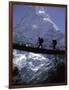 Bridge in Ama Dablam, Nepal-Michael Brown-Framed Premium Photographic Print