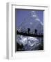 Bridge in Ama Dablam, Nepal-Michael Brown-Framed Premium Photographic Print