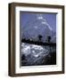 Bridge in Ama Dablam, Nepal-Michael Brown-Framed Premium Photographic Print