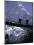 Bridge in Ama Dablam, Nepal-Michael Brown-Mounted Premium Photographic Print