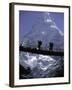 Bridge in Ama Dablam, Nepal-Michael Brown-Framed Photographic Print