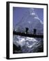 Bridge in Ama Dablam, Nepal-Michael Brown-Framed Photographic Print