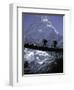 Bridge in Ama Dablam, Nepal-Michael Brown-Framed Photographic Print