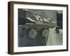 Bridge in Amiens colour etching-Fritz Thaulow-Framed Giclee Print