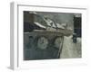 Bridge in Amiens colour etching-Fritz Thaulow-Framed Giclee Print