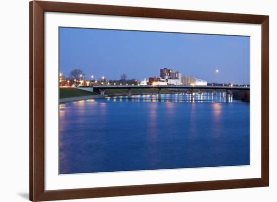 Bridge in Indianapolis-benkrut-Framed Photographic Print