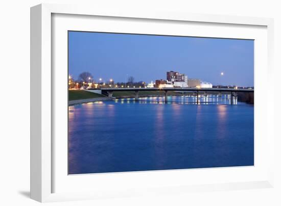 Bridge in Indianapolis-benkrut-Framed Photographic Print