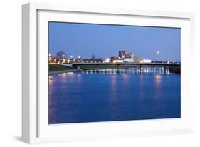 Bridge in Indianapolis-benkrut-Framed Photographic Print