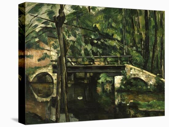 Bridge in Maincy, c.1879-Paul Cézanne-Stretched Canvas