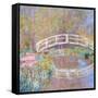 Bridge in Monet's Garden, 1895-96-Claude Monet-Framed Stretched Canvas