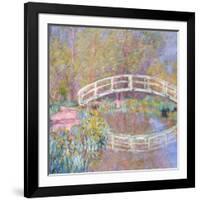 Bridge in Monet's Garden, 1895-96-Claude Monet-Framed Giclee Print