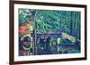 Bridge In The Forest-Paul Cézanne-Framed Premium Giclee Print