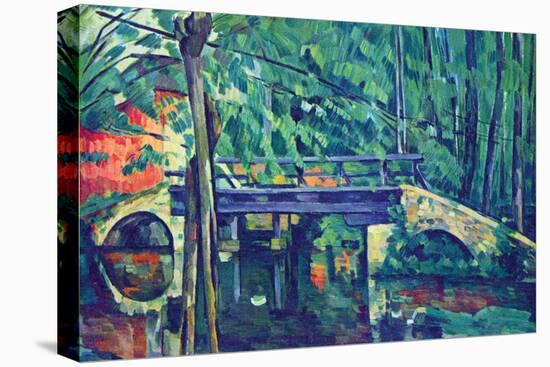Bridge In The Forest-Paul Cézanne-Stretched Canvas