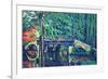 Bridge in the Forest-Paul C?zanne-Framed Premium Giclee Print