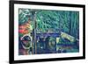 Bridge in the Forest-Paul C?zanne-Framed Premium Giclee Print