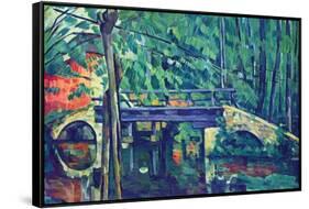 Bridge in the Forest-Paul C?zanne-Framed Stretched Canvas