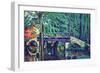 Bridge In The Forest-Paul Cézanne-Framed Premium Giclee Print