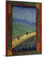 Bridge in the Rain (After Hiroshig), 1887-Vincent van Gogh-Mounted Giclee Print