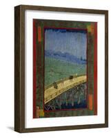 Bridge in the Rain (After Hiroshig), 1887-Vincent van Gogh-Framed Giclee Print